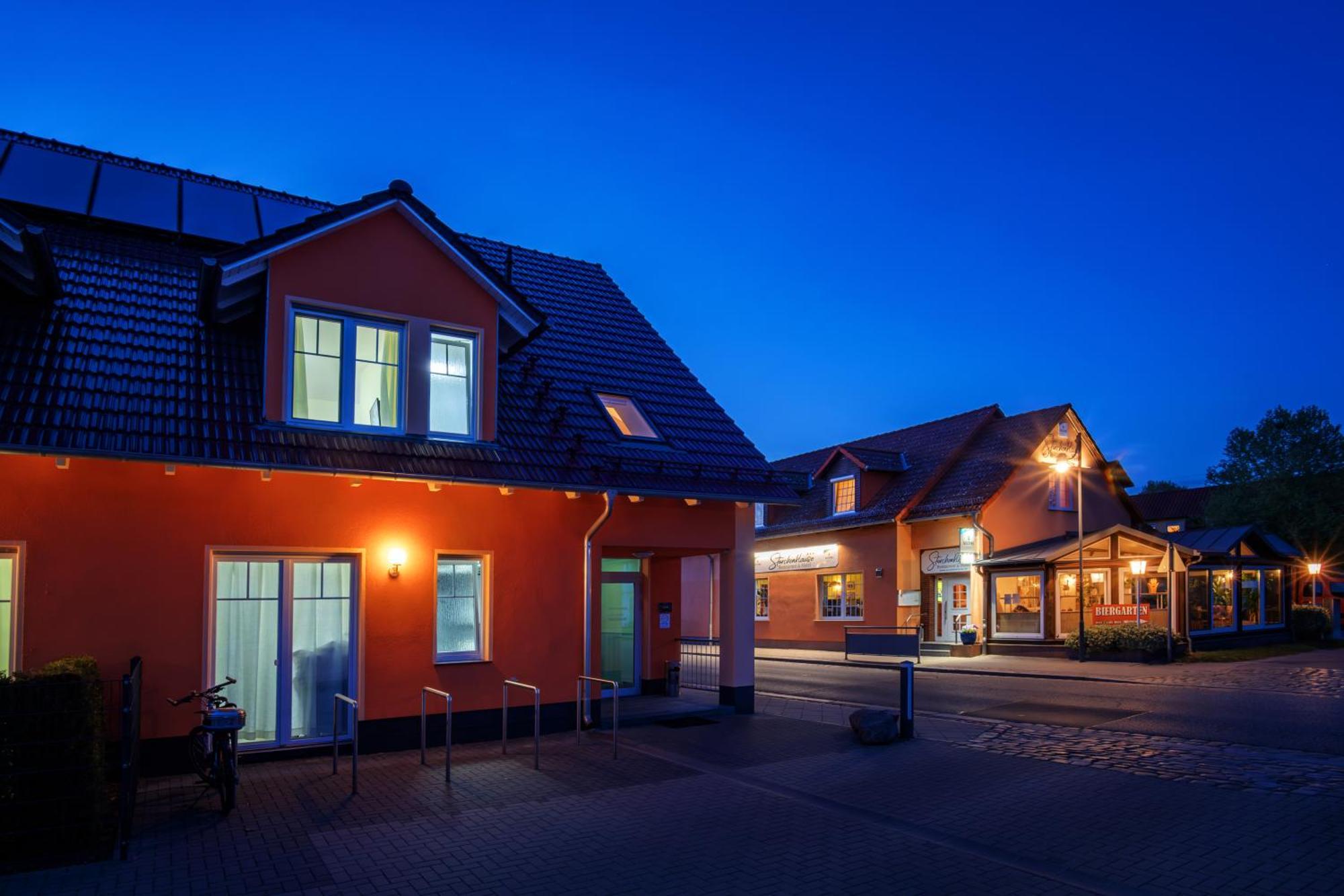 Restaurant & Hotel Storchenklause Storkow (Mark) Exterior foto
