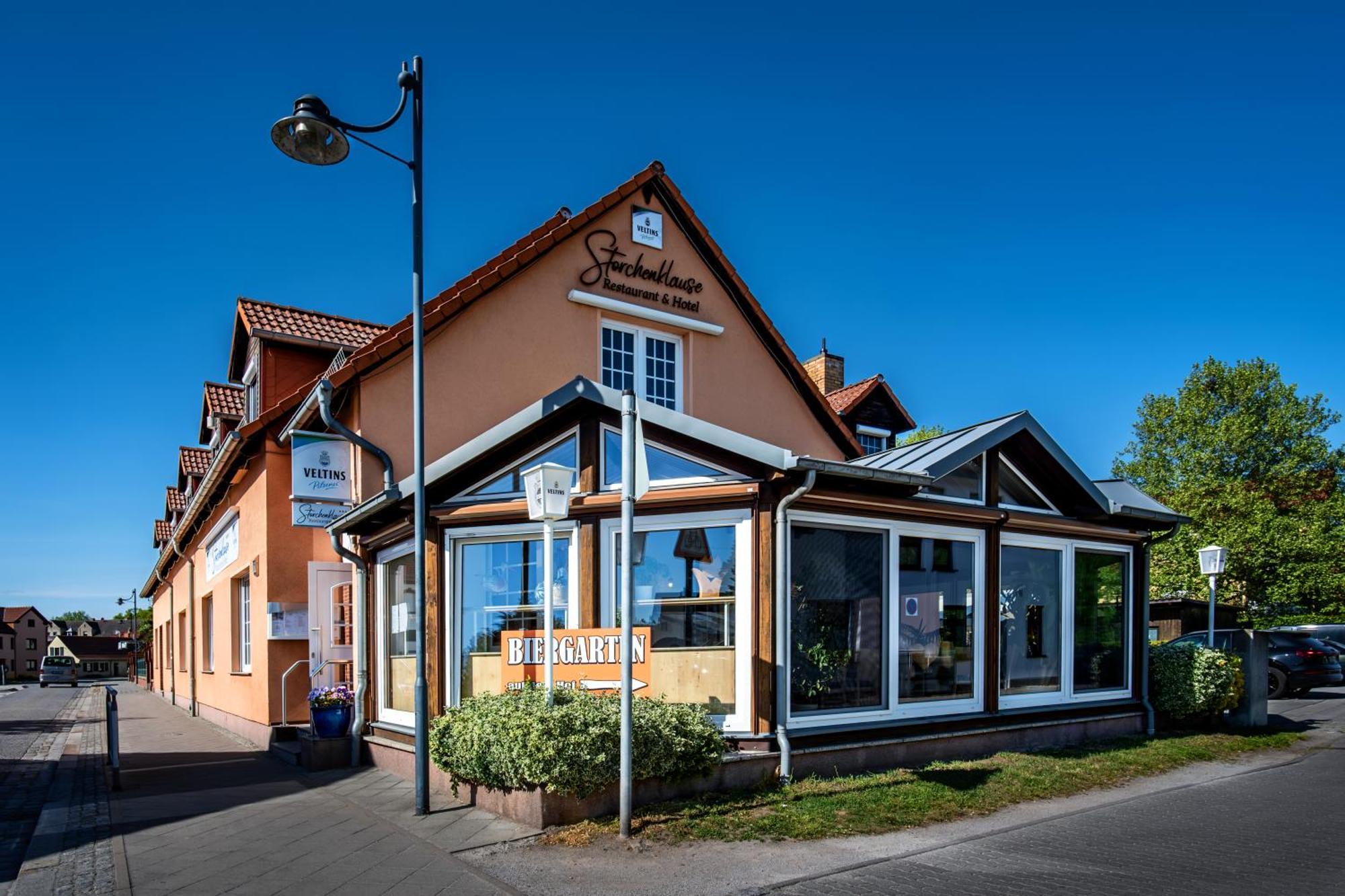 Restaurant & Hotel Storchenklause Storkow (Mark) Exterior foto
